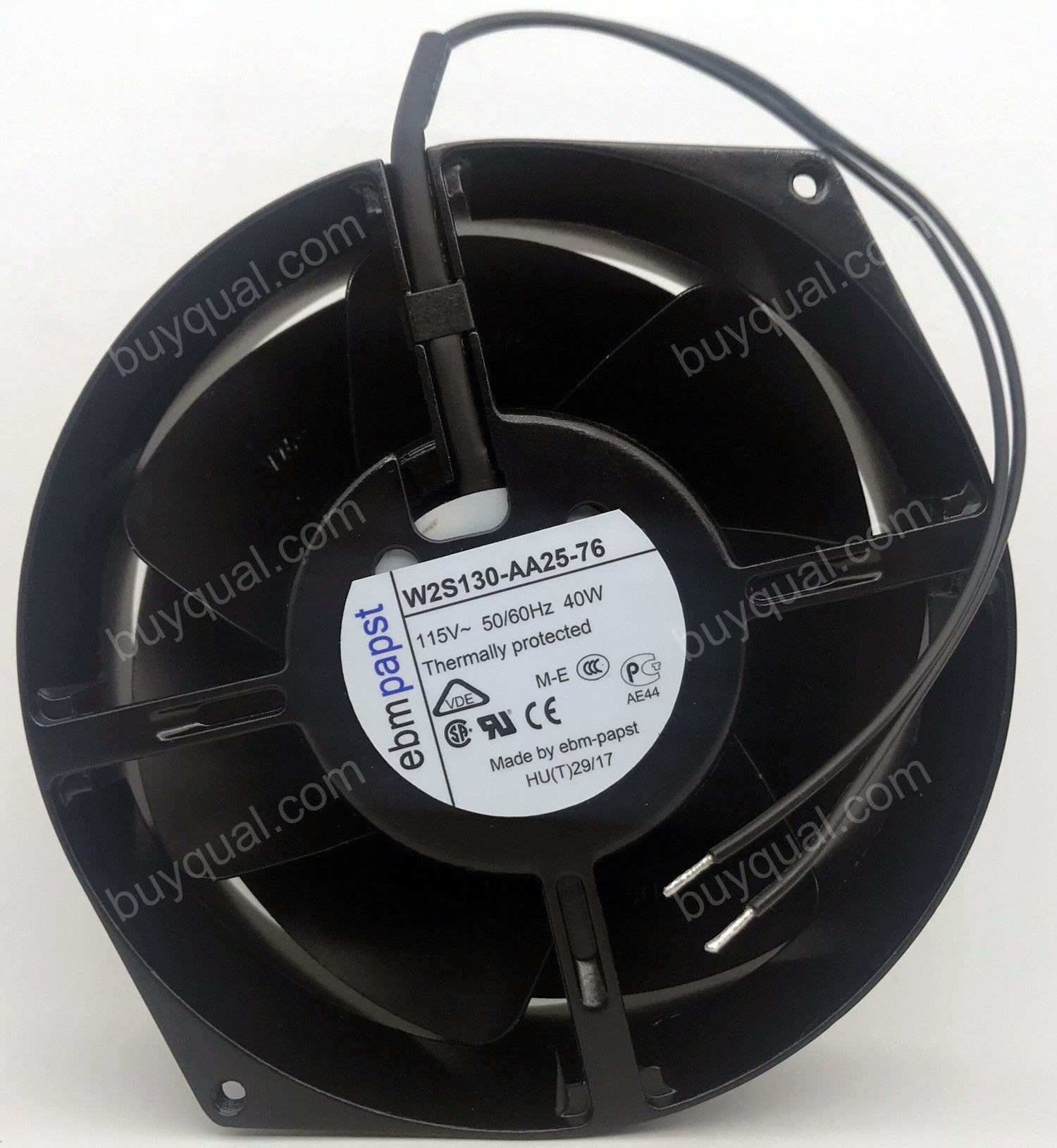 Ebmpapst W2S130-AA25-76 115V 40W 2wires Cooling Fan - New Ebmpapst W2S130-AA25-76 115V 40W 2wires Cooling Fan - New